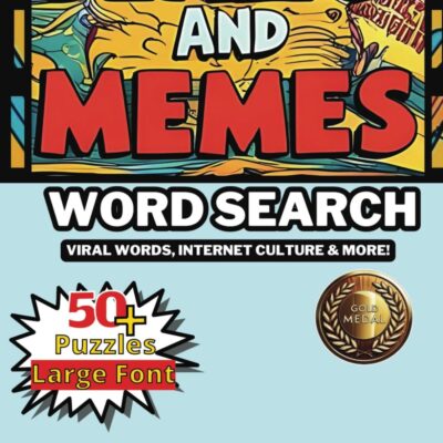 Slang & Memes Word Search: Viral Words, Internet Culture & More!: The Ultimate Word Search for Meme Lovers, Trendsetters & Social Media Addicts