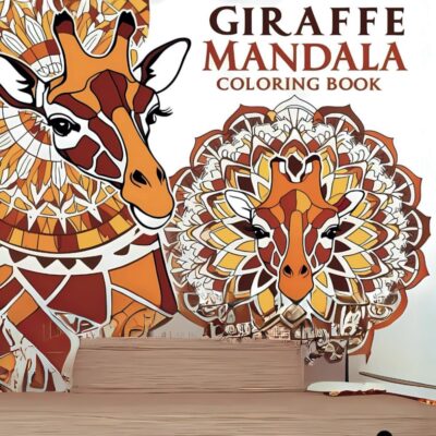 Giraffe Mandala: Beautifully Detailed Giraffe Mandalas for Stress Relief and Creativity