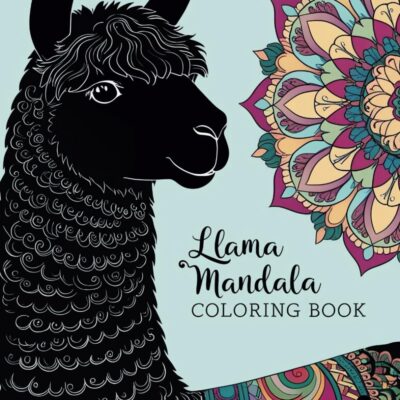 Llama Mandala Coloring Book