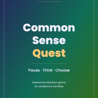 Common Sense Quest interactive game