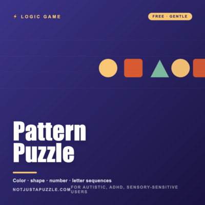 Pattern Puzzle · Free Logic Game for Pattern Lovers