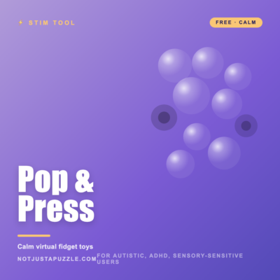 Pop & Press · Free Virtual Fidget Toys