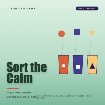 Sort the Calm · Free Calming Sorting Game