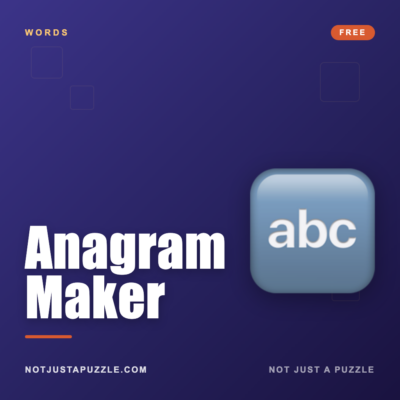 Free Anagram Maker