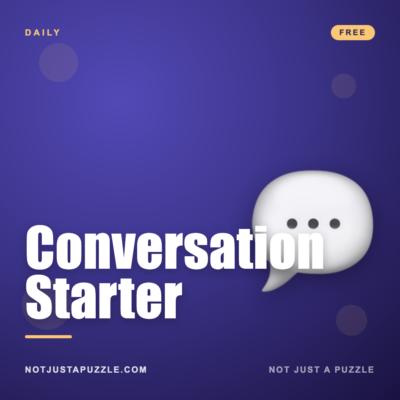 Conversation Starter Shuffler