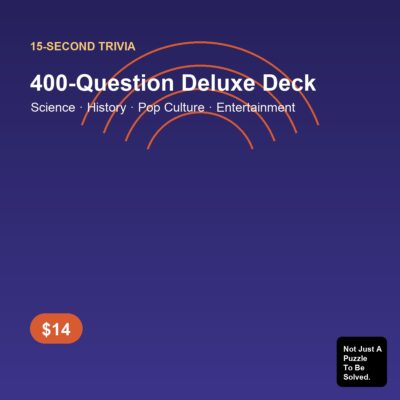 400-Question Deluxe Trivia Deck (Printable PDF)