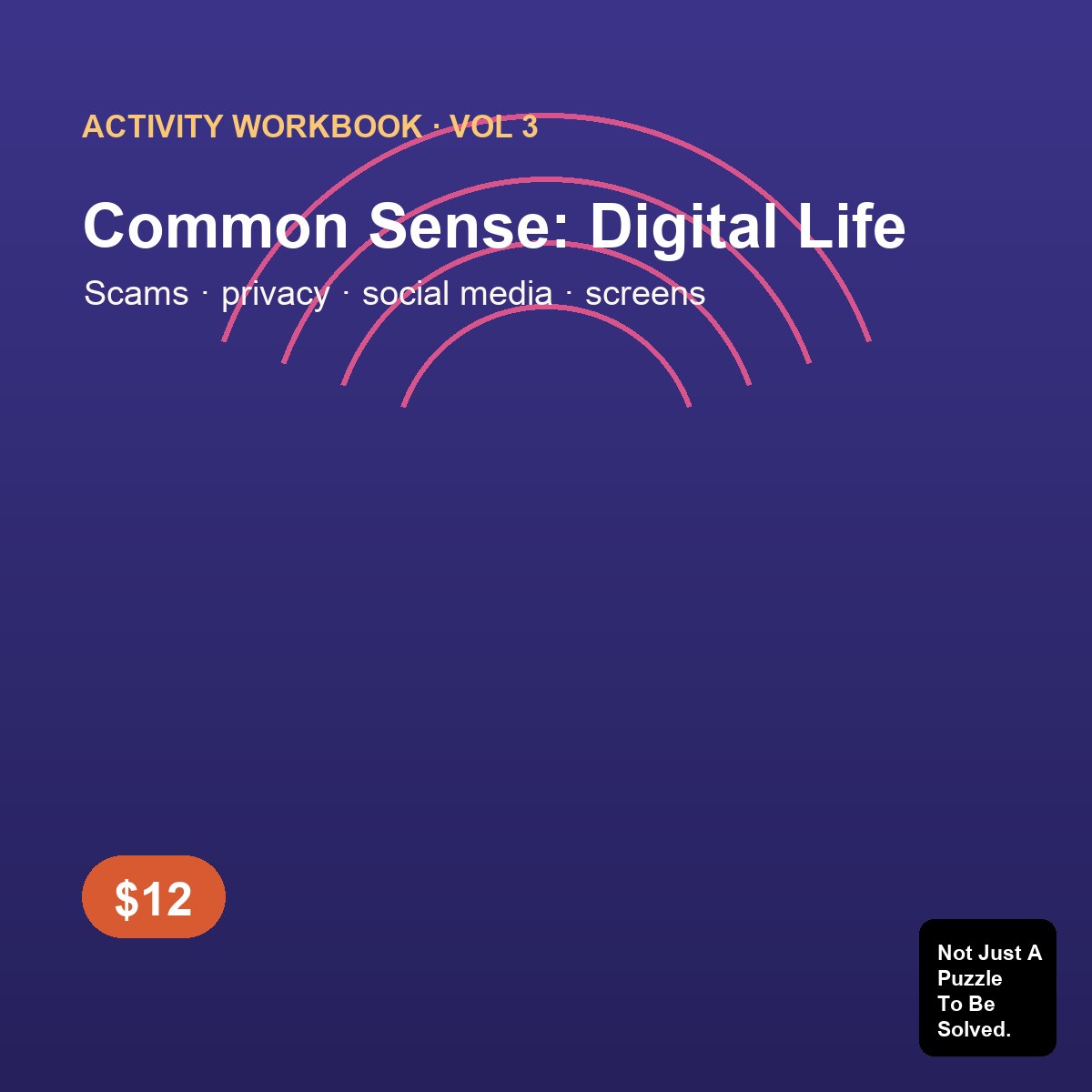 Common Sense Volume 3: Digital Life & Social Media (Activity Workbook, PDF)