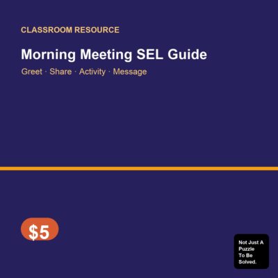 Morning Meeting SEL Guide (Printable PDF)