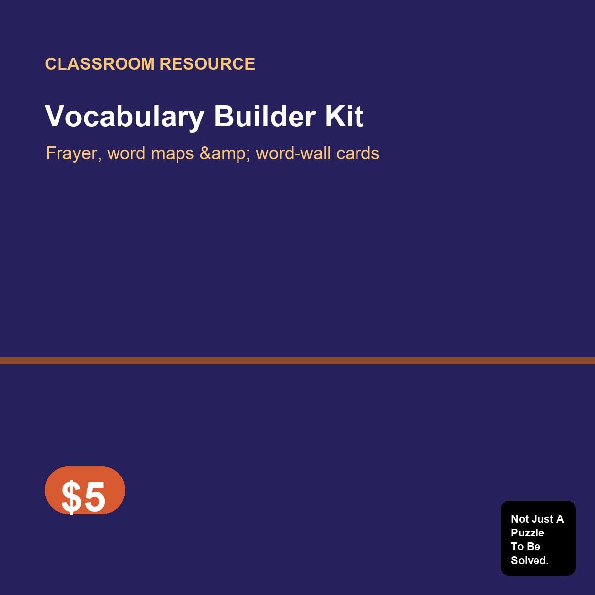 Vocabulary Builder Kit (Printable PDF)
