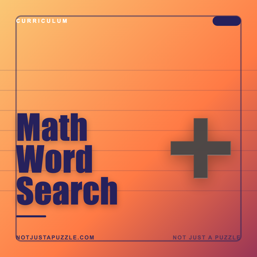 Math Word Search Pack