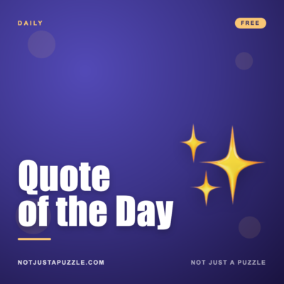 Quote of the Day