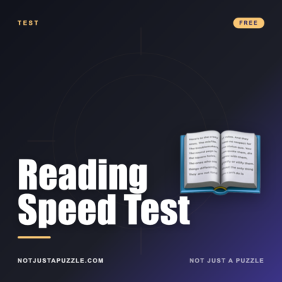 Reading Speed Test · Free WPM Test