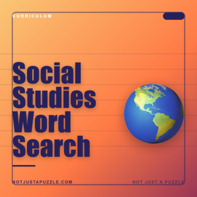 Social Studies Word Search Pack