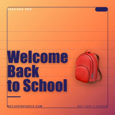 Welcome Back to School Pack