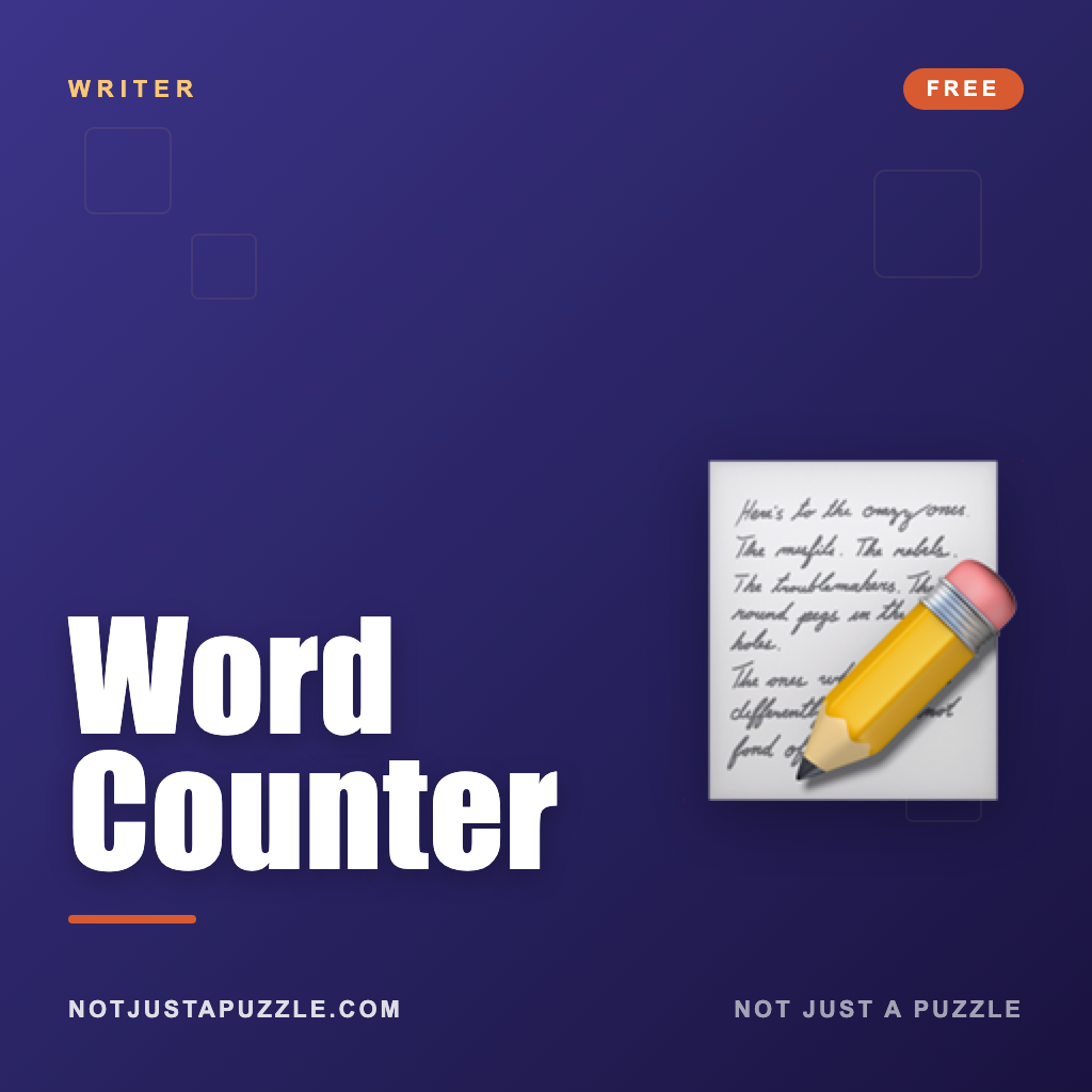 Word Counter · Free Online Tool