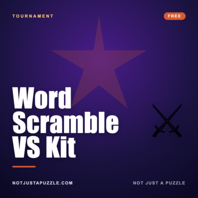 Word Scramble Versus · Classroom Tournament Kit